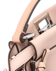 Pre-Loved Peekaboo Handbag Leather Mini with Silver Hardware, Pink