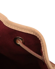 Pre-Loved Petit Noé Shoulder Bag Monogram Multicolore Coated Canvas Petit with Gold Hardware, White Multicolor