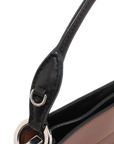 Pre-Loved Margit Handbag Leather Small with Silver Hardware, Brown