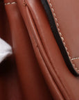 Pre-Loved Soft 16 Shoulder Bag Leather Large with Gold Hardware, Tan