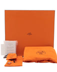 Pre-Loved Birkin Handbag Leather 35 with Palladium Hardware, Orange