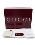 Pre-Loved Blondie Shoulder Bag Leather Mini with Gold Hardware, Burgundy