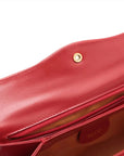 Pre-Loved Handbag Leather with Gold Hardware, Red