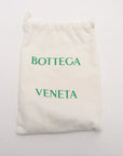 Pre-Loved Cassette Crossbody Bag Intrecciato Leather Mini with Silver Hardware, Sage Green