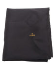 Pre-Loved Mia Shoulder Bag Zucca Coated Canvas with Gold Hardware, Brown