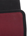 Pre-Loved 2.55 Reissue Double Flap Shoulder Bag Quilted Jersey 226 with Aged Silver Hardware, Black