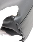 Pre-Loved Peekaboo Handbag Leather Mini with Silver Hardware, Black