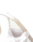 Pre-Loved Peekaboo Handbag Leather Mini with Silver Hardware, Ivory