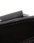Pre-Loved Boogie Handbag Pony Hair with Silver Hardware, Brown and White