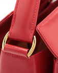Pre-Loved Handbag Leather with Gold Hardware, Red