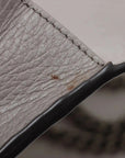 Pre-Loved Dionysus Super Mini Crossbody Bag Leather with Aged Silver Hardware, Gray