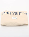 Pre-Loved Sac Plat Tote Monogram Coated Canvas with Silver Hardware, Black