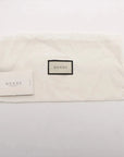 Pre-Loved Queen Margaret Shoulder Bag Monogram Canvas Coated with Aged Gold Hardware Medium, Beige Ebony with Ivory Trim