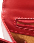 Pre-Loved Handbag Leather with Gold Hardware, Red