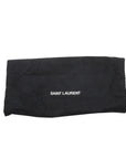 Pre-Loved Kate Chain Wallet Crossbody Bag Lipstick Print Leather Small with Gold Hardware, Black