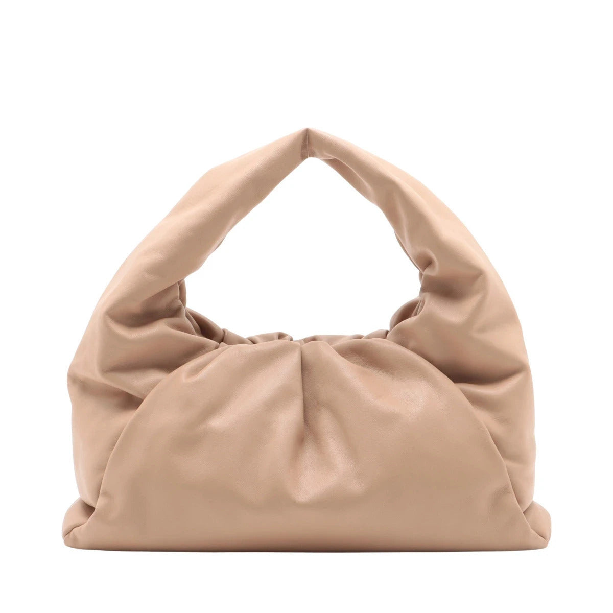 Pre-Loved The Shoulder Pouch Shoulder Bag Leather with Gold