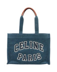 Pre-Loved Cabas Thais Tote Denim Large, Blue