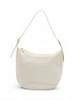 Pre-Loved Heritage Triomphe Hobo Shoulder Bag Leather with Gold Hardware, Cream