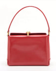 Pre-Loved Handbag Leather with Gold Hardware, Red