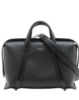 Pre-Loved Lui Bag Handbag Leather with Gold Hardware, Black
