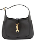 Pre-Loved Jackie 1961 Shoulder Bag Leather Mini with Gold Hardware, Black