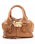 Pre-Loved Paddington Handbag Leather with Aged Gold Hardware, Tan