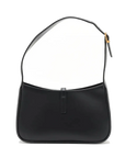 Pre-Loved Le 5 à 7 Shoulder Bag Smooth Leather with Gold Hardware, Black