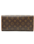 Pre-Loved Pochette Twin Crossbody Bag Monogram Coated Canvas GM with Gold Hardware, Brown