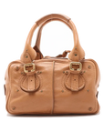 Pre-Loved Paddington Handbag Leather with Aged Gold Hardware, Tan