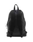 Pre-Loved Explorer Graffiti Backpack Graffiti Leather with Silver Hardware, Black
