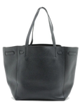 Pre-Loved Cabas Phantom Tote Leather Medium with Gold Hardware, Black
