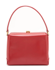 Pre-Loved Handbag Leather with Gold Hardware, Red