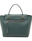 Pre-Loved Belt Bag Handbag Leather Micro with Gold Hardware, Dark Green