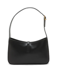 Pre-Loved Le 5 à 7 Hobo Shoulder Bag Leather with Gold Hardware, Black