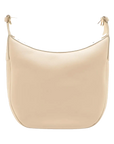 Pre-Loved Heloise Cuir Triomphe Shoulder Bag Leather Medium with Gold Hardware, Cream