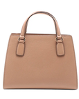 Pre-Loved Soho Tote Leather Small with Gold Hardware, Beige