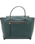 Pre-Loved Belt Bag Handbag Leather Micro with Gold Hardware, Green