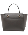 Pre-Loved Belt Bag Handbag Leather Micro with Gold Hardware, Gray