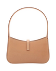 Pre-Loved Le 5 à 7 Hobo Shoulder Bag Leather Mini with Gold Hardware, Rosy Sand / Nude Pink