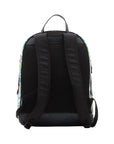 Pre-Loved GG Blooms Backpack Monogram Coated Canvas with Silver Hardware, Beige Multicolor