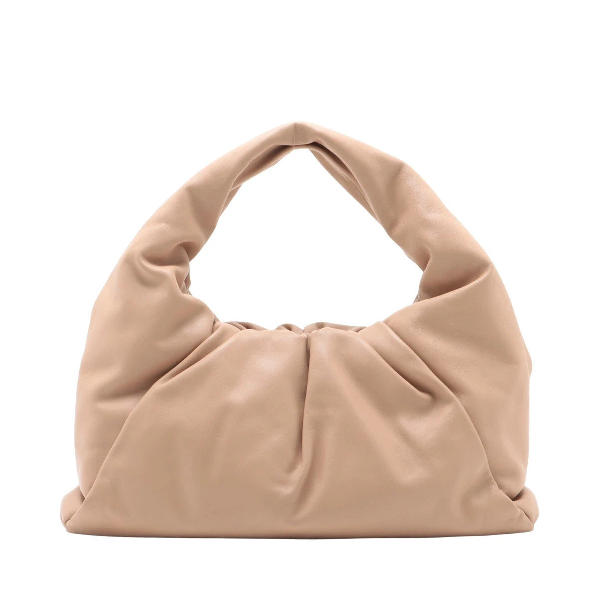 Pre-Loved The Shoulder Pouch Shoulder Bag Leather with Gold