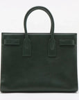 Pre-Loved Sac de Jour Tote Leather Small with Gold Hardware, Dark Green