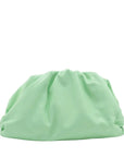 Pre-Loved The Pouch Clutch Leather with Gold Hardware, Mint Green