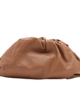 Pre-Loved The Pouch Clutch Leather with Gold Hardware, Tan