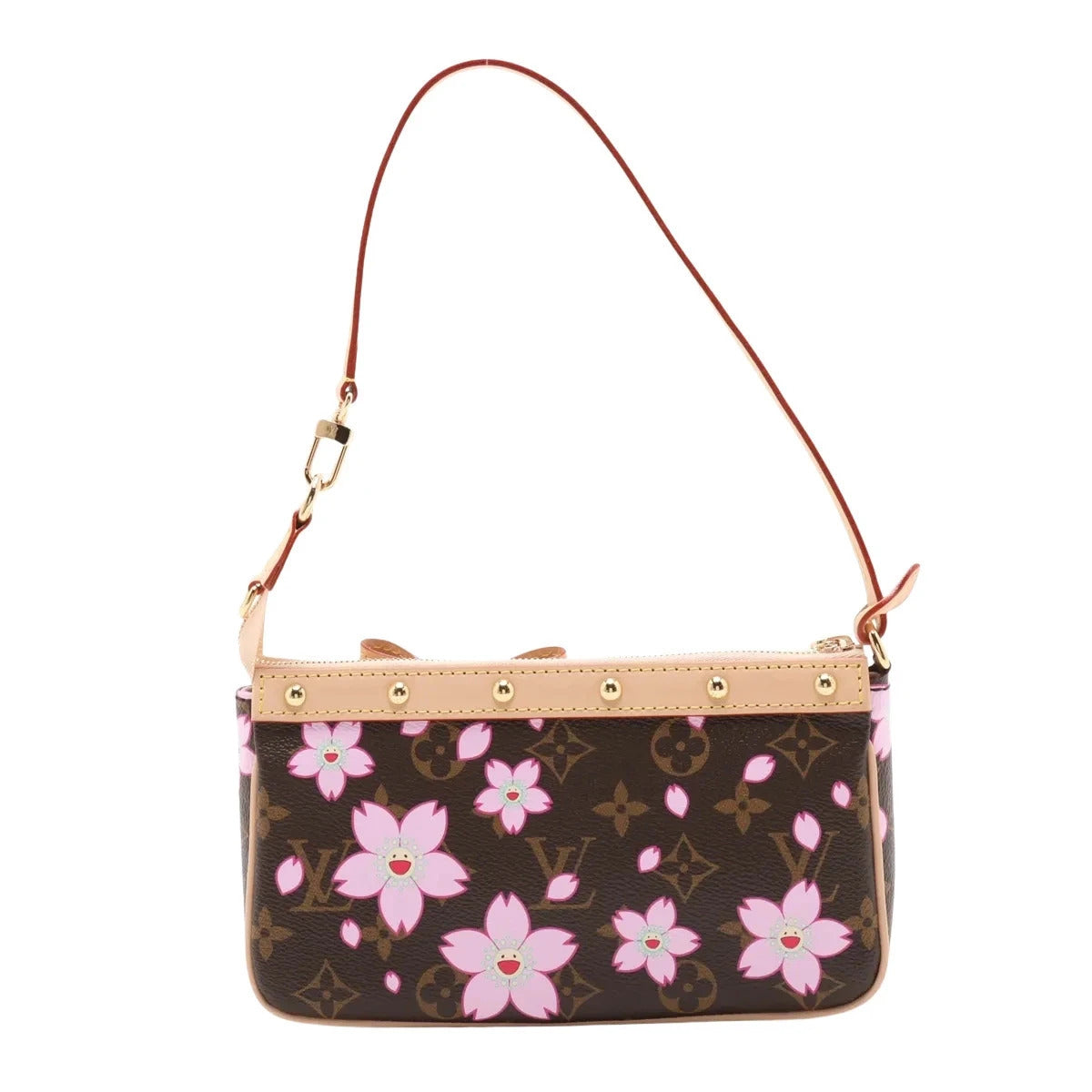 Pre-Loved Pochette Accessoires Cherry Blossom Pochette Monogram