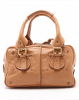 Pre-Loved Paddington Handbag Leather with Aged Gold Hardware, Tan