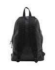 Pre-Loved Explorer Graffiti Backpack Graffiti Leather with Silver Hardware, Black