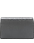 Pre-Loved Dionysus Crossbody Bag Leather Super Mini with Aged Silver Hardware, Black