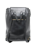 Pre-Loved Horsebit 1955 Backpack Leather with Gold Hardware, Black