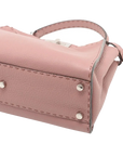 Pre-Loved Peekaboo Handbag Leather with Silver Hardware, Pink